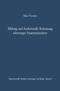 Cover-Bild zum Titel 'Bildung und funktionelle Bedeutung adrenerger Ersatztransmitter' von 'H. Thoenen'