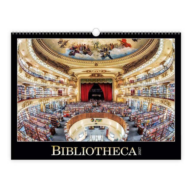 TRÖTSCH - Wandkalender Bibliotheca 2027 - 