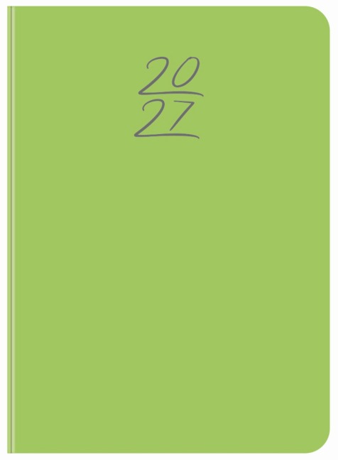 Wochentimer Colour grün 2027 - 