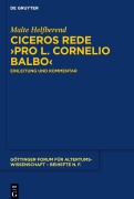 Cover-Bild zum Titel 'Ciceros Rede ¿Pro L. Cornelio Balbo¿' von 'Malte Helfberend'