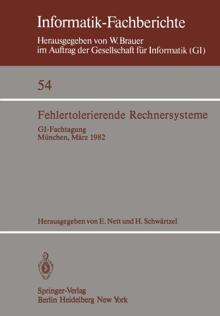 Fehlertolerierende Rechnersysteme - 