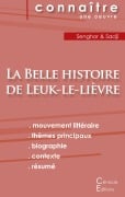 Cover-Bild zum Titel 'Fiche de lecture La Belle histoire de Leuk-le-lièvre de Léopold Sédar Senghor (analyse littéraire de référence et résumé complet)' von 'Léopold Sédar Senghor'