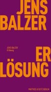 Cover-Bild zum Titel 'Erlösung' von 'Jens Balzer'