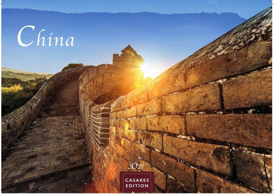 China Kalender 2027 - Wandkalender | Fotokalender Asien 35x50cm Grosses Format - Wundervolle Landschaften | Tradition und Moderne in 12 faszinierenden Fotos,Perfekt für China-Liebhaber - 