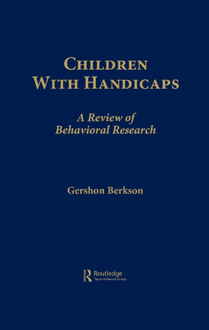 Children With Handicaps - Gershon Berkson