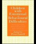 Cover-Bild zum Titel 'Children With Emotional And Behavioural Difficulties' von ''