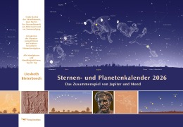 Cover-Bild zum Titel 'Sternen- und Planetenkalender 2026' von 'Liesbeth Bisterbosch'