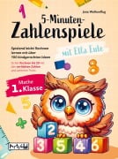 Cover-Bild zum Titel '5-Minuten-Zahlenspiele mit Ella Eule - Mathe 1. Klasse' von 'Jana Wolkenflug'