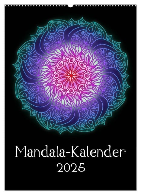 Mandala-Kalender 2025 (Wandkalender 2025 DIN A2 hoch), CALVENDO Monatskalender - Sandra Lina Jakob