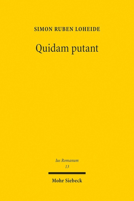 Quidam putant - Simon Ruben Loheide