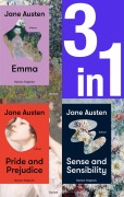 Jane Austen: Three Novels in One (3in1-Bundle). Emma, Pride and Prejudice, Sense and Sensibility - Jane Austen