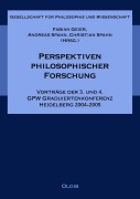Cover-Bild zum Titel 'Perspektiven philosophischer Forschung' von ''