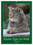Cover-Bild zum Titel 'Kleine Tiger im Wald (Wandkalender 2027 DIN A2 hoch), CALVENDO Monatskalender' von 'Roland Brack'