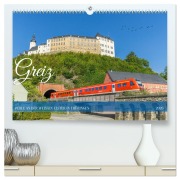 Cover-Bild zum Titel 'Greiz - Perle an der weißen Elster in Thüringen (hochwertiger Premium Wandkalender 2026 DIN A2 quer), Kunstdruck in Hochglanz' von 'Kerstin Waurick'