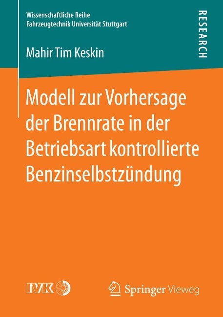 Modell zur Vorhersage der Brennrate in der Betriebsart kontrollierte Benzinselbstzündung - Mahir Tim Keskin