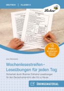 Cover-Bild zum Titel 'Wochenlesestreifen - Leseübungen für jeden Tag' von ''