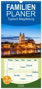 Familienplaner 2026 - Typisch Magdeburg mit 5 Spalten (Wandkalender, 21 x 45 cm) CALVENDO - Stephan Schulz