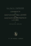 Cover-Bild zum Titel 'Lehrbuch der: Arzneimittellehre und Arzneiverordnungslehre' von 'H. von Tappeiner'