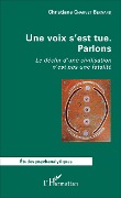 Cover-Bild zum Titel 'Une voix s'est tue.' von 'Charvet Bernard'