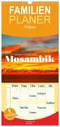 Cover-Bild zum Titel 'Familienplaner 2027 - Mosambik - Eine Perle im Süden Afrikas. mit 5 Spalten (Wandkalender, 21 x 45 cm) CALVENDO' von 'Sf Sf'