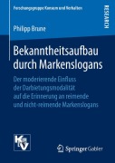 Cover-Bild zum Titel 'Bekanntheitsaufbau durch Markenslogans' von 'Philipp Brune'