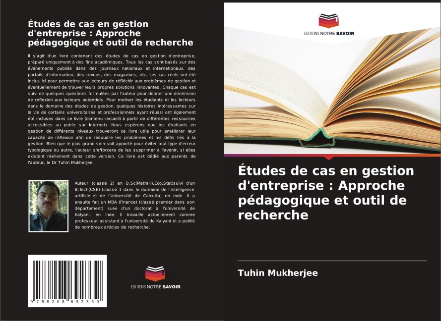 Études de cas en gestion d'entreprise : Approche pédagogique et outil de recherche - Tuhin Mukherjee