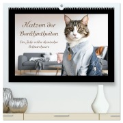 Cover-Bild zum Titel 'Katzen der Berühmtheiten - Ein Jahr voller ikonischer Schnurrhaare (hochwertiger Premium Wandkalender 2026 DIN A2 quer), Kunstdruck in Hochglanz' von 'Kurt Michael Treichl'