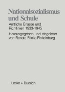 Cover-Bild zum Titel 'Nationalsozialismus und Schule' von ''