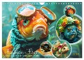 Fashion-Fisch. Die lustige Welt der Unterwasser-Mode (Wandkalender 2025 DIN A4 quer), CALVENDO Monatskalender - Rose Hurley