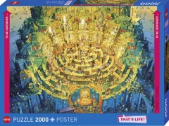Cover-Bild zum Titel 'Deep Down - Puzzle 2000 Teile' von 'Marino Degano'
