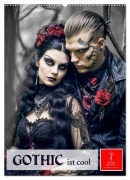 Cover-Bild zum Titel 'Gothic ist cool (Wandkalender 2026 DIN A2 hoch), CALVENDO Monatskalender' von 'Peter Roder'