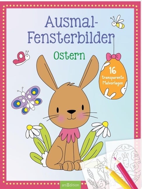 Ausmal-Fensterbilder Ostern - 