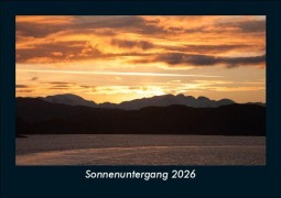 Cover-Bild zum Titel 'Sonnenuntergang 2026 Fotokalender DIN A5' von 'Tobias Becker'
