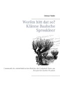 Cover-Bild zum Titel 'Woröm hitt dat so? Klänne Baalsche Sprookleer' von 'Othmar Fiedler'
