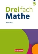 Cover-Bild zum Titel 'Dreifach Mathe 5. Schuljahr - Arbeitsheft mit Lösungen' von ''