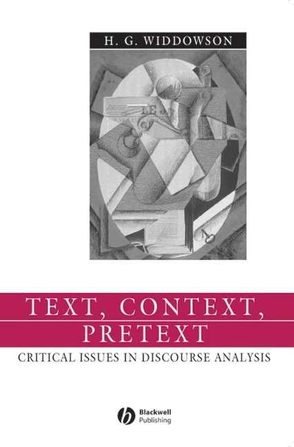 Text, Context, Pretext - H. G. Widdowson