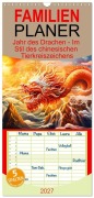 Cover-Bild zum Titel 'Familienplaner 2027 - Jahr des Drachen - Im Stil des chinesischen Tierkreiszeichens mit 5 Spalten (Wandkalender, 21 x 45 cm) CALVENDO' von 'Anja Frost'
