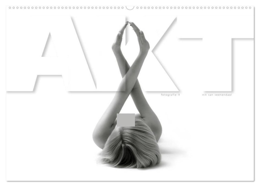 AKT FOTOGRAFIE II (Wandkalender 2026 DIN A2 quer), CALVENDO Monatskalender - NIK van Veenendaal Fotografie