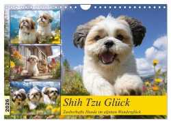 Shih Tzu Glück. Zauberhafte Hunde im alpinen Wanderglück (Wandkalender 2026 DIN A4 quer), CALVENDO Monatskalender - Rose Hurley