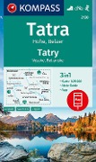 KOMPASS Wanderkarte 2130 Tatra Hohe, Belaer, Tatry, Vysoké, Belianske 1:25.000 - 