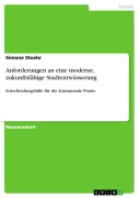 Cover-Bild zum Titel 'Chancen und Risiken einer zukunftsorientierten Stadtentwässerung' von 'Simone Stoehr'