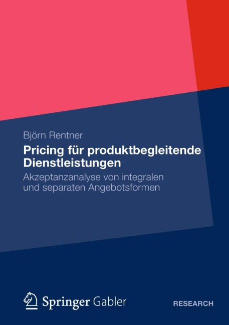 Pricing für produktbegleitende Dienstleistungen - Björn Rentner