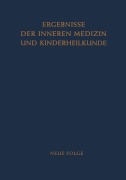 Cover-Bild zum Titel 'Ergebnisse der Inneren Medizin und Kinderheilkunde' von ''