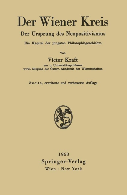Der Wiener Kreis - Victor Kraft