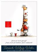 Cover-Bild zum Titel 'Tierische. Witzig. Wahr. (Wandkalender 2026 DIN A2 hoch), CALVENDO Monatskalender' von 'Roder Roder'