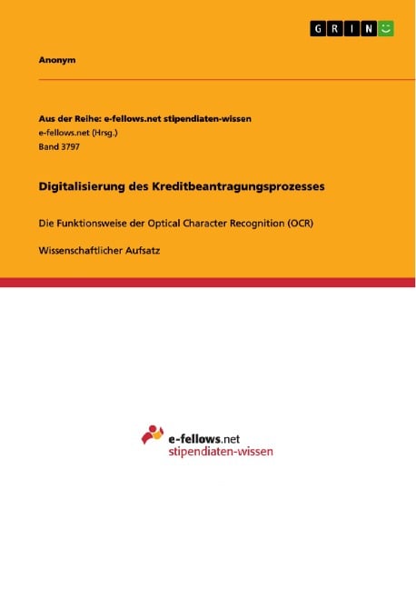 Digitalisierung des Kreditbeantragungsprozesses - 