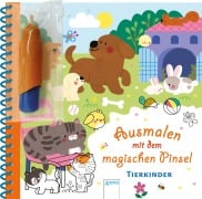 Cover-Bild zum Titel 'Ausmalen mit dem magischen Pinsel. Tierkinder' von ''