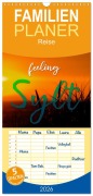 Familienplaner 2026 - feeling Sylt mit 5 Spalten (Wandkalender, 21 x 45 cm) CALVENDO - Markus W. Lambrecht
