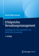 Cover-Bild zum Titel 'Erfolgreiches Verwaltungsmanagement' von 'Kristof Tobias Germer'