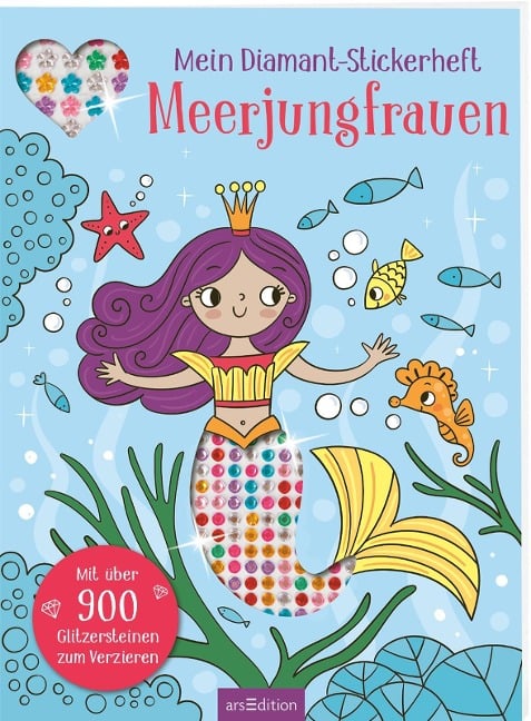 Mein Diamant-Stickerheft - Meerjungfrauen - 